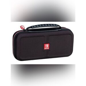 Nintendo Switch Black Deluxe Zip Around Hardshell Travel Case